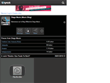 Tablet Screenshot of diegomusic-officiel.skyrock.com