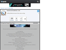 Tablet Screenshot of forumeloued.skyrock.com