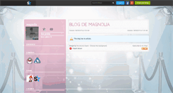 Desktop Screenshot of magnolia.skyrock.com