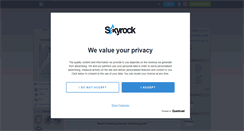 Desktop Screenshot of bluewang.skyrock.com