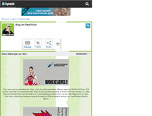 Tablet Screenshot of gleeoficiel.skyrock.com