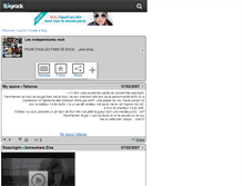 Tablet Screenshot of inde-rock.skyrock.com