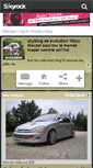 Mobile Screenshot of evolution.skyrock.com
