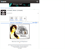 Tablet Screenshot of chanel-bonus.skyrock.com