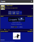 Tablet Screenshot of dream-team7370.skyrock.com