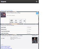 Tablet Screenshot of fanjohnnyhallyday.skyrock.com