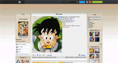 Desktop Screenshot of lovede-sangohan.skyrock.com