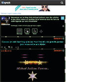 Tablet Screenshot of clubmickaeljackson.skyrock.com