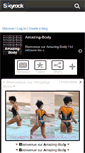 Mobile Screenshot of amazing-body.skyrock.com