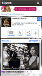 Mobile Screenshot of games-fever.skyrock.com