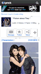 Mobile Screenshot of fiction-justin-selena.skyrock.com