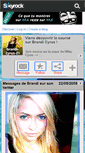 Mobile Screenshot of brandi-cyrus-21.skyrock.com