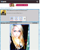 Tablet Screenshot of brandi-cyrus-21.skyrock.com