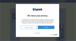 Desktop Screenshot of ch0c0lat-r0ze-x.skyrock.com