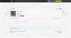 Desktop Screenshot of max1222.skyrock.com
