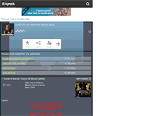 Tablet Screenshot of bulletformyvalentine85.skyrock.com