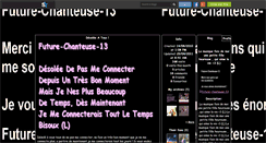 Desktop Screenshot of future-chanteuse-13.skyrock.com