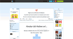Desktop Screenshot of monsieur-et-mad4ame.skyrock.com