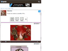 Tablet Screenshot of crealinou.skyrock.com