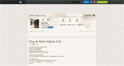 Desktop Screenshot of notre-espoir-2012.skyrock.com