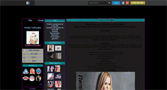 Desktop Screenshot of eternity-avrillavigne.skyrock.com