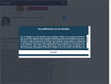 Tablet Screenshot of mademoiselle-anais-x.skyrock.com