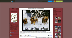 Desktop Screenshot of ecuries-sainte-anne.skyrock.com