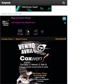 Tablet Screenshot of coxwen-officiel.skyrock.com