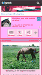 Mobile Screenshot of cheval-2-coeur.skyrock.com