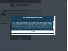 Tablet Screenshot of leroyaumedelamesange.skyrock.com