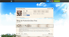 Desktop Screenshot of fictionun-dos-tres.skyrock.com