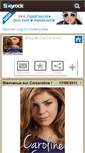 Mobile Screenshot of carcaroline.skyrock.com