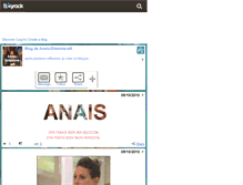 Tablet Screenshot of anais-dilemme-w9.skyrock.com