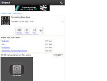 Tablet Screenshot of flowlatino.skyrock.com