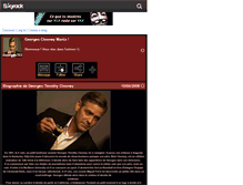 Tablet Screenshot of georgestclooney.skyrock.com