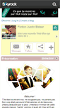 Mobile Screenshot of fiction-juustinbiebs.skyrock.com