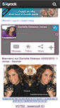 Mobile Screenshot of danielledeleseajonas.skyrock.com