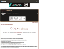 Tablet Screenshot of croque-les-livres.skyrock.com