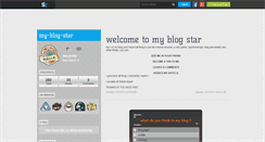 Desktop Screenshot of my-blog-star.skyrock.com