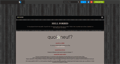 Desktop Screenshot of hell-forbid.skyrock.com