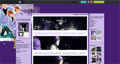 Desktop Screenshot of believeinbieber.skyrock.com