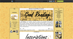 Desktop Screenshot of goodreading.skyrock.com