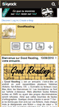 Mobile Screenshot of goodreading.skyrock.com