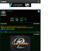 Tablet Screenshot of guildwars2nd.skyrock.com