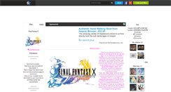 Desktop Screenshot of final-fantasy-x30.skyrock.com