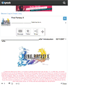 Tablet Screenshot of final-fantasy-x30.skyrock.com