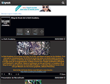 Tablet Screenshot of dark-academy.skyrock.com