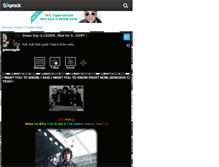 Tablet Screenshot of greenday8476.skyrock.com