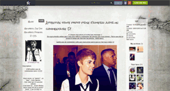 Desktop Screenshot of fanbiebsphoto.skyrock.com