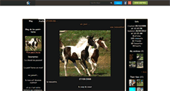 Desktop Screenshot of lov-paint-horse.skyrock.com